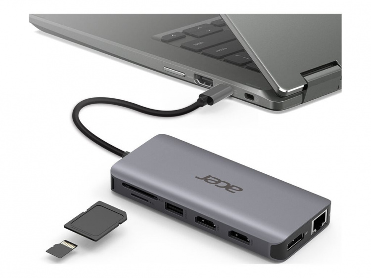 Acer 12-i-1 Type-C adapter-dokkstasjon