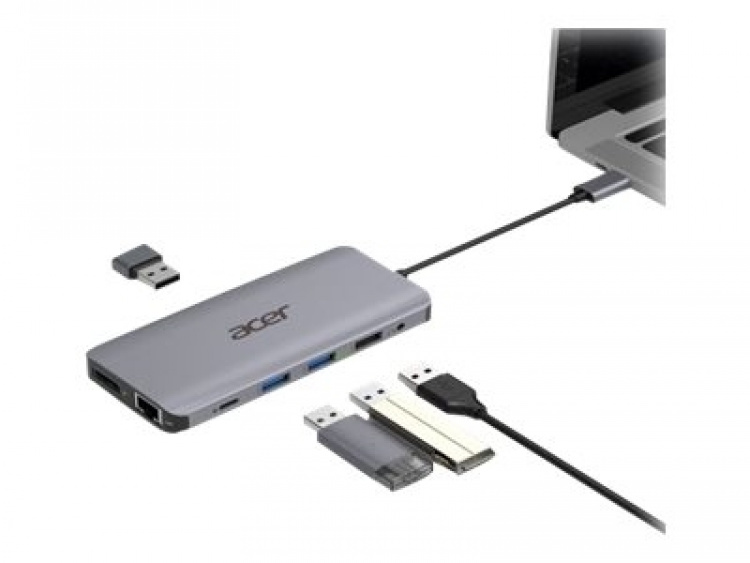 Acer 12-i-1 Type-C adapter-dokkstasjon