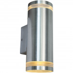 Llitt Nils II Veggarmatur 2xGU10 sokkel IP44 Aluminium Llitt Nils II Veggarmatur 2xGU10 sokkel IP44 Aluminium