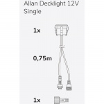 Llitt Allan Decklight 1-pk 12V 3000K 10lm IP67