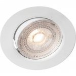 Llitt Sara 230V dimbar downlight-spotlight 3000K 400lm IP44 Hvit