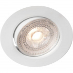 Llitt Sara 230V dimbar downlight-spotlight 3000K 400lm IP44 3-pak Hvit Llitt Sara 230V dimbar downlight-spotlight 3000K 400lm IP44 3-pak Hvit