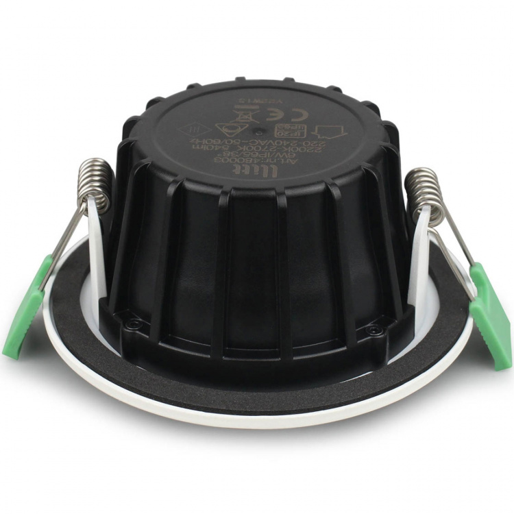 Llitt Ellen Innfelt downlight Dim-to-Warm 520lm IP65 1-pk Hvit Llitt Ellen Innfelt downlight Dim-to-Warm 520lm IP65 1-pk Hvit