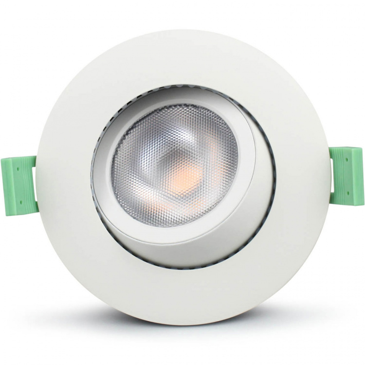 Llitt Ellen innfelt downlight dim-til-varm 520lm IP65 3-pak hvit Llitt Ellen innfelt downlight dim-til-varm 520lm IP65 3-pak hvit