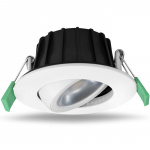Llitt Ellen innfelt downlight dim-til-varm 520lm IP65 3-pak hvit Llitt Ellen innfelt downlight dim-til-varm 520lm IP65 3-pak hvit