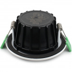 Llitt Lisa dimbar innfelt downlight 3000K 600lm IP65 3-pak Hvit