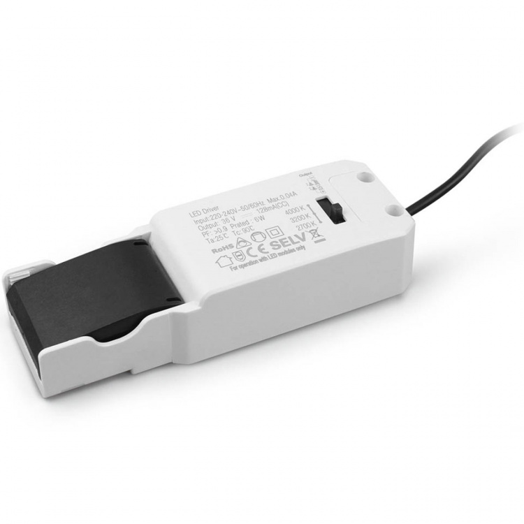 Llitt Sanna Dimbar innfelt downlight 3000K/4000K 520lm IP65 1-pk Hvit Llitt Sanna Dimbar innfelt downlight 3000K/4000K 520lm IP65 1-pk Hvit