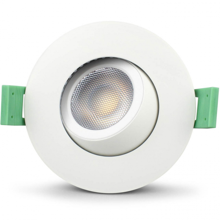 Llitt Sanna dimbar innfelt downlight 3000K/4000K 520lm IP65 3-pak Hvit Llitt Sanna dimbar innfelt downlight 3000K/4000K 520lm IP65 3-pak Hvit
