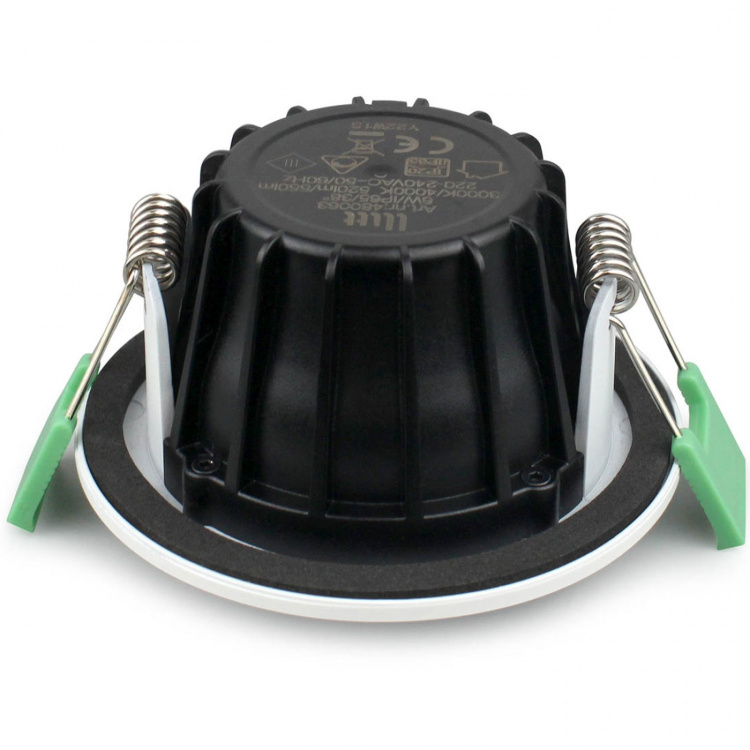 Llitt Sanna dimbar innfelt downlight 3000K/4000K 520lm IP65 3-pak Hvit Llitt Sanna dimbar innfelt downlight 3000K/4000K 520lm IP65 3-pak Hvit