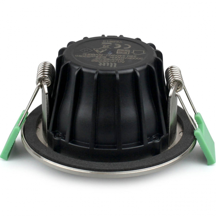 Llitt Sanna dimbar innfelt downlight 3000K/4000K 520lm IP65 1-pk børstet stål Llitt Sanna dimbar innfelt downlight 3000K/4000K 520lm IP65 1-pk børstet stål