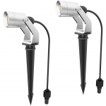 Llitt Allan Spotlight kit 2-pk inkl. strømadapter 12V 3000K 10lm IP67 Llitt Allan Spotlight kit 2-pk inkl. strømadapter 12V 3000K 10lm IP67