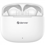 Denver TWE-48W True wireless Bluetooth-hodetelefoner med ladeetui Denver TWE-48W True wireless Bluetooth-hodetelefoner med ladeetui