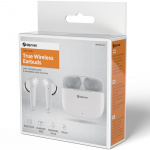 Denver TWE-48W True wireless Bluetooth-hodetelefoner med ladeetui Denver TWE-48W True wireless Bluetooth-hodetelefoner med ladeetui