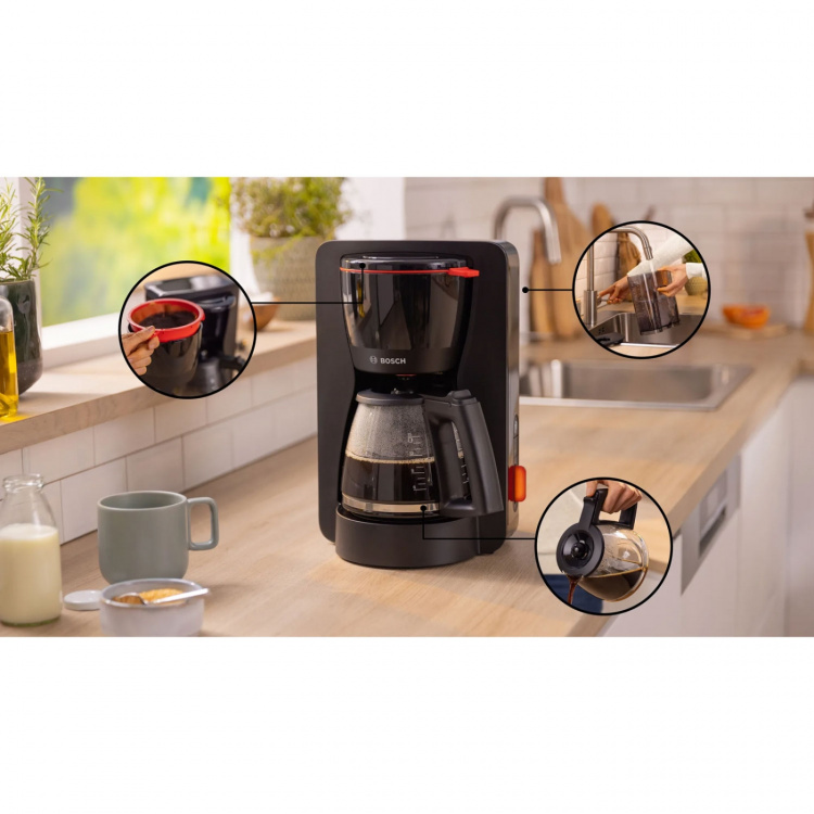 Bosch Kaffetrakter My moment svart TKA3M133 1200Watt
