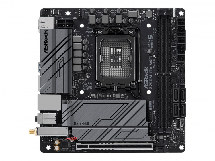 ASROCK Z790M-ITX WiFi Intel LGA 1700 Mini-ITX-hovedkort