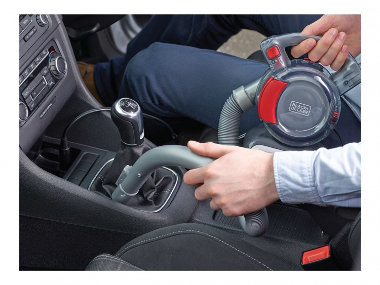 Black+Decker DustBuster Flexi Auto PD1200AV Håndstøvsuger 12,5W 0,56 liter Rød/Grå