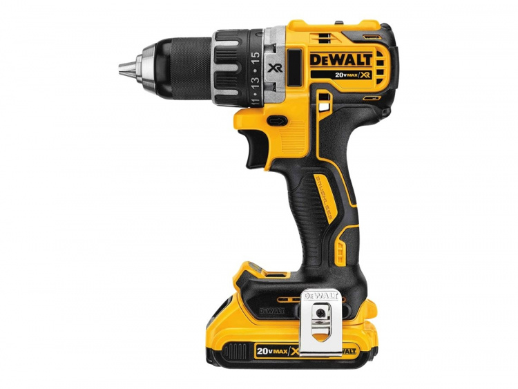 DeWalt DCD791D2 skrutrekker 2 batterier inkludert Nøkkelfri chuck