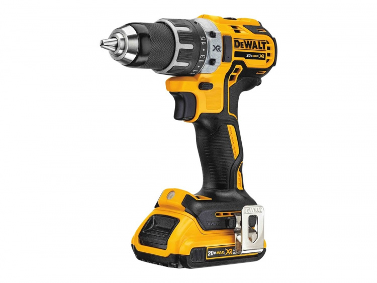 DeWalt DCD791D2 skrutrekker 2 batterier inkludert Nøkkelfri chuck