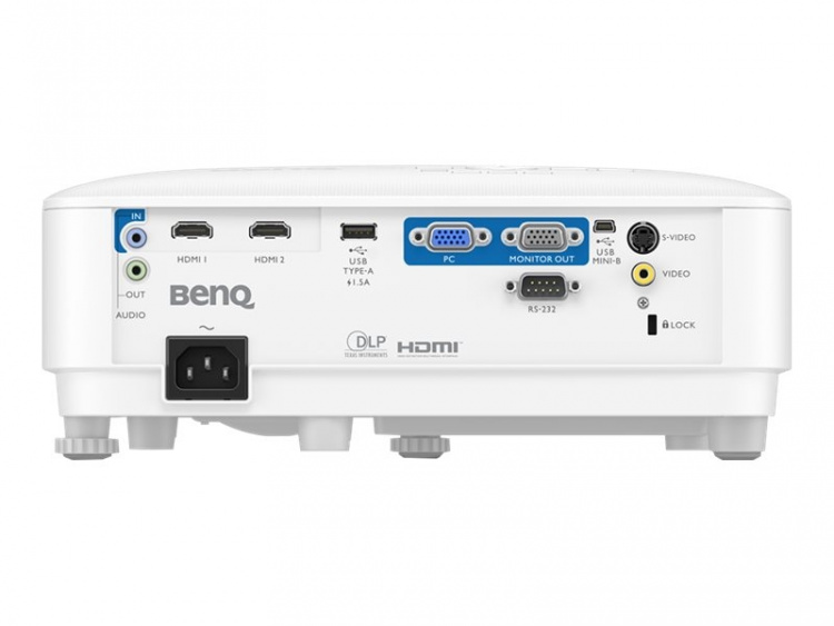 BenQ MW560 DLP-projektor WXGA VGA HDMI Komposittvideo S-Video