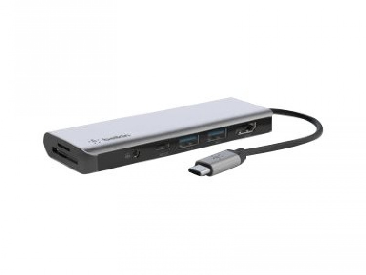 Belkin CONNECT USB-C 7-i-1 Multiport Adapter-dokkstasjon