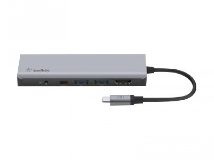 Belkin CONNECT USB-C 7-i-1 Multiport Adapter-dokkstasjon