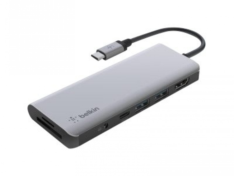 Belkin CONNECT USB-C 7-i-1 Multiport Adapter-dokkstasjon