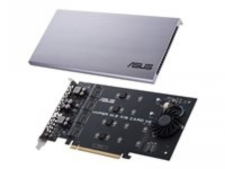 Asus HYPER M.2 X16 CARD V2-grensesnittadapter Asus HYPER M.2 X16 CARD V2-grensesnittadapter