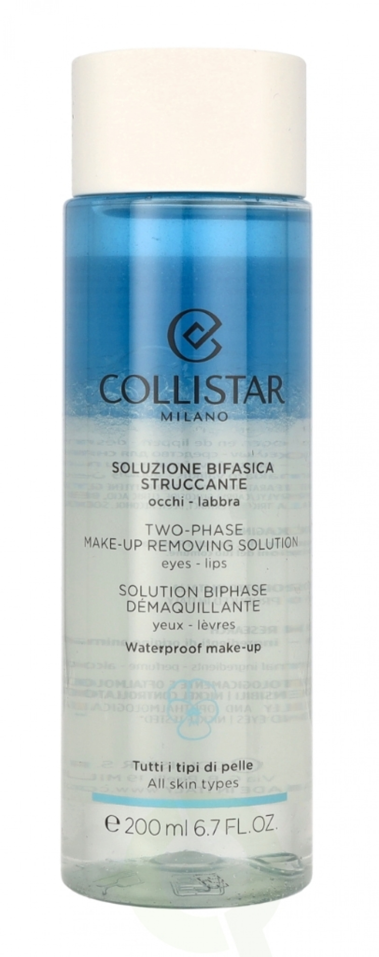Collistar To-fase sminkefjerner 200 ml