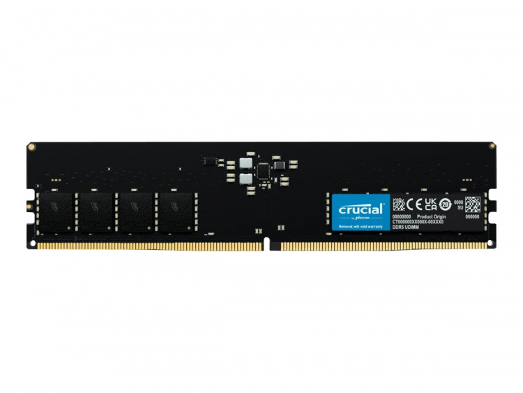 Crucial DDR5 16 GB 5600 MHz CL46 ECC på brikke