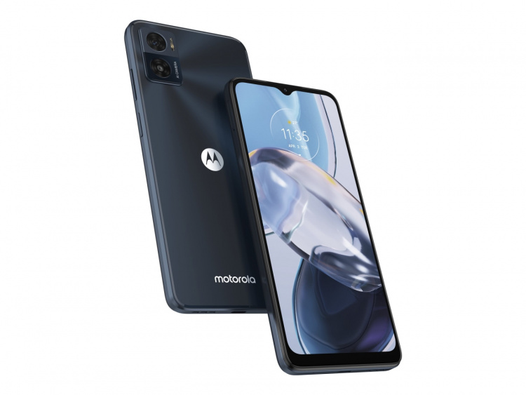 Motorola Moto E22 6.5 32GB Svart astro