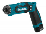 Makita DF012DSE Drill/driver 2 batterier inkludert 1/4 innvendig sekskant