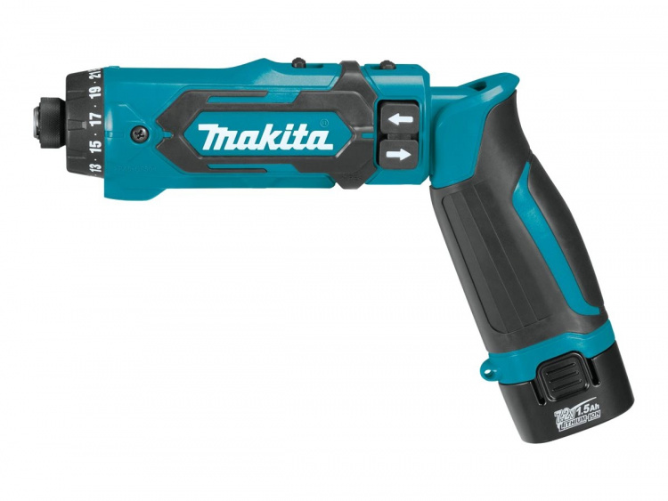 Makita DF012DSE Drill/driver 2 batterier inkludert 1/4 innvendig sekskant