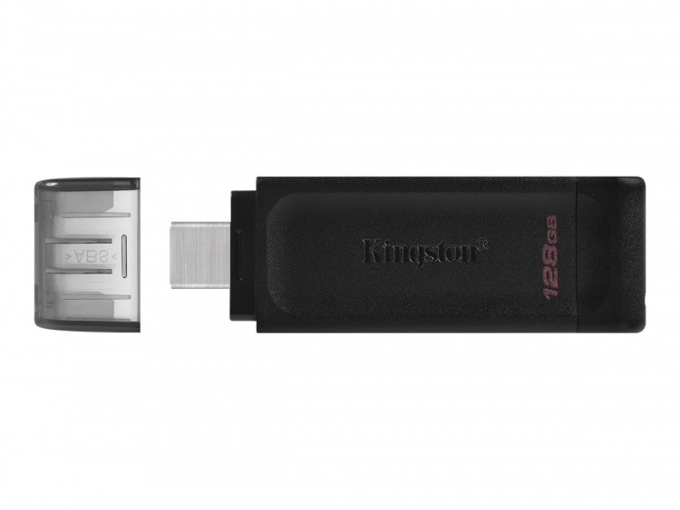 Kingston DataTraveler 70 128 GB USB-C 3.2 Gen 1 svart