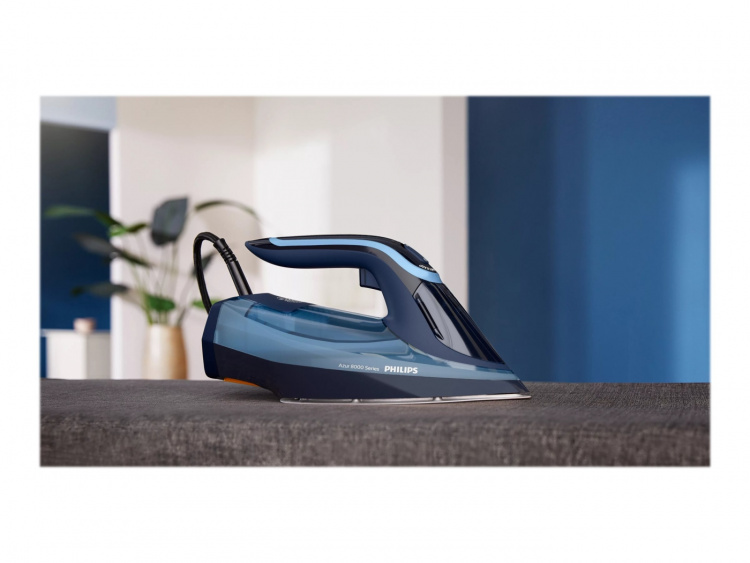 Philips Azur 8000 Series DST8020 dampstrykejern 3000W blå lilla