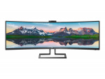 Philips Brilliance P-line 499P9H 49 5120 x 1440 (UltraWide) HDMI DisplayPort USB-C 60Hz docking-skjerm Philips Brilliance P-line 499P9H 49 5120 x 1440 (UltraWide) HDMI DisplayPort USB-C 60Hz docking-skjerm