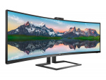 Philips Brilliance P-line 499P9H 49 5120 x 1440 (UltraWide) HDMI DisplayPort USB-C 60Hz docking-skjerm Philips Brilliance P-line 499P9H 49 5120 x 1440 (UltraWide) HDMI DisplayPort USB-C 60Hz docking-skjerm