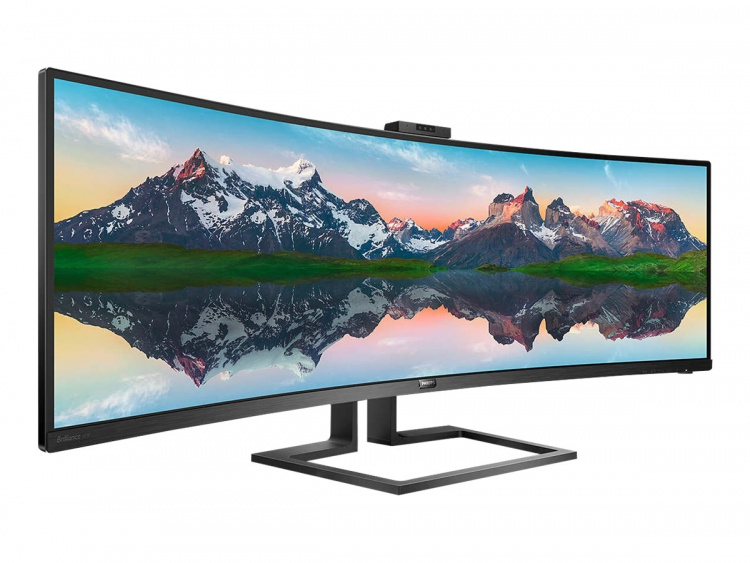 Philips Brilliance P-line 499P9H 49 5120 x 1440 (UltraWide) HDMI DisplayPort USB-C 60Hz docking-skjerm Philips Brilliance P-line 499P9H 49 5120 x 1440 (UltraWide) HDMI DisplayPort USB-C 60Hz docking-skjerm