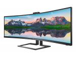 Philips Brilliance P-line 499P9H 49 5120 x 1440 (UltraWide) HDMI DisplayPort USB-C 60Hz docking-skjerm Philips Brilliance P-line 499P9H 49 5120 x 1440 (UltraWide) HDMI DisplayPort USB-C 60Hz docking-skjerm