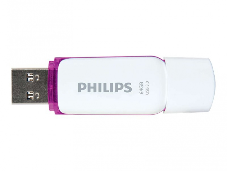 Philips FM64FD75B Snow edition 3.0 64 GB USB 3.0 Purple White