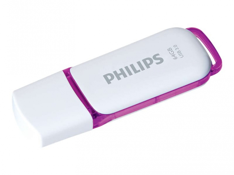 Philips FM64FD75B Snow edition 3.0 64 GB USB 3.0 Purple White