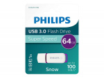 Philips FM64FD75B Snow edition 3.0 64 GB USB 3.0 Purple White