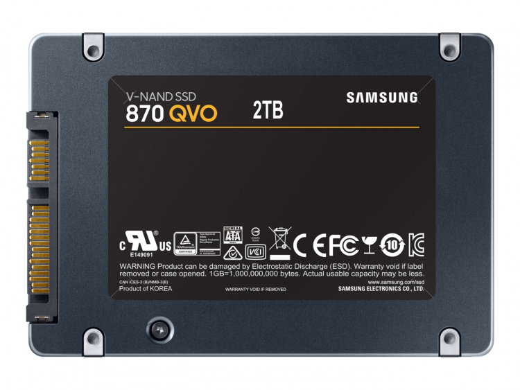 Samsung 870 QVO SSD MZ-77Q2T0BW 2TB 2,5 SATA-600 Samsung 870 QVO SSD MZ-77Q2T0BW 2TB 2,5 SATA-600