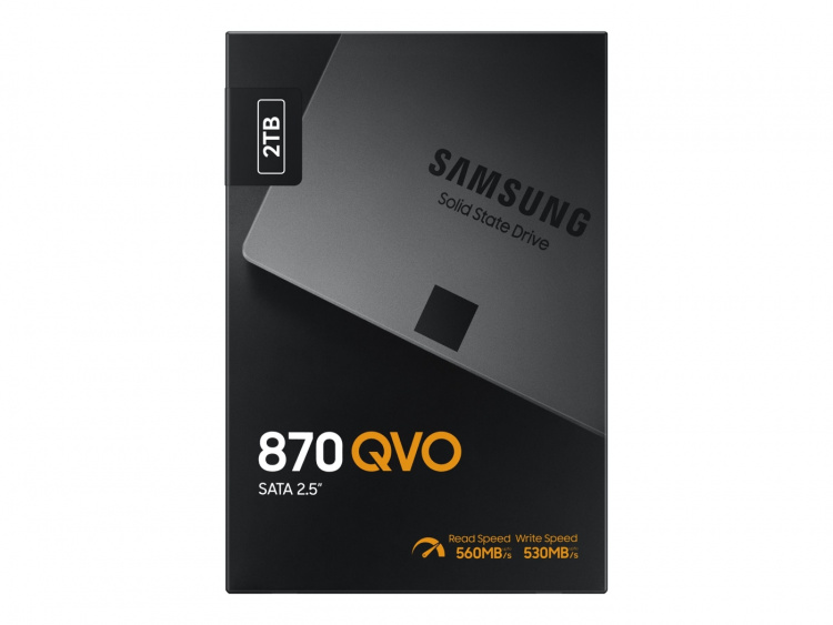 Samsung 870 QVO SSD MZ-77Q2T0BW 2TB 2,5 SATA-600 Samsung 870 QVO SSD MZ-77Q2T0BW 2TB 2,5 SATA-600