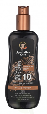 Australian Gold Spray Gel With Instant Bronzer Solkrem SPF10 237 ml