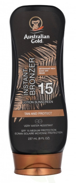 Australian Gold Lotion med øyeblikkelig bronzer SPF15 237 ml