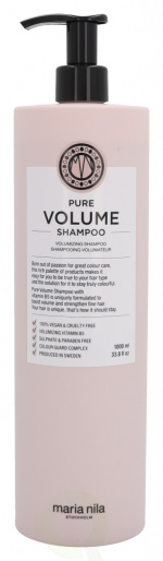 Maria Nila Pure Volume Shampoo 1000 ml Sulphate & Paraben Free