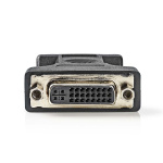 Nedis VGA-adapter | VGA Han | DVI-I 24+5-Pins Hun | Nikkel belagt | Rett | ABS / Metall | Sort | Blister Nedis VGA-adapter | VGA Han | DVI-I 24+5-Pins Hun | Nikkel belagt | Rett | ABS / Metall | Sort | Blister