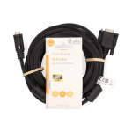 Nedis VGA-kabel | VGA Han | VGA Hun 15p | Nikkel belagt | Maksimum oppløsning: 1280x800 | 5.00 m | Rund | ABS | Sort | Label Nedis VGA-kabel | VGA Han | VGA Hun 15p | Nikkel belagt | Maksimum oppløsning: 1280x800 | 5.00 m | Rund | ABS | Sort | Label