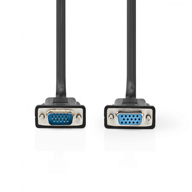 Nedis VGA-kabel | VGA Han | VGA Hun 15p | Nikkel belagt | Maksimum oppløsning: 1280x800 | 20.0 m | Rund | ABS | Sort | Plastpose Nedis VGA-kabel | VGA Han | VGA Hun 15p | Nikkel belagt | Maksimum oppløsning: 1280x800 | 20.0 m | Rund | ABS | Sort | Plastpose