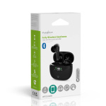 Nedis Fullt Trådløse hodetelefoner | ANC (Active Noise Cancelling) | Bluetooth® | Maksimal batteritid: 30 timer | Touch kontroll | Ladeboks | Trådløs ladeetui | Innebygd mikrofon | Stemmestyring | Sort Nedis Fullt Trådløse hodetelefoner | ANC (Active Noise Cancelling) | Bluetooth® | Maksimal batteritid: 30 timer | Touch kontroll | Ladeboks | Trådløs ladeetui | Innebygd mikrofon | Stemmestyring | Sort